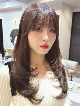 ハッチ(HACCH) 韓国風レイヤーカット髪質改善ダブルカラーハッシュカット