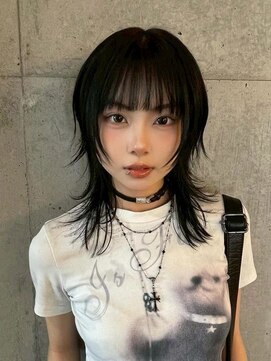 ジュノヘアージャパン 表参道(JUNO HAIR JAPAN) 黒髪/クラゲヘアー/オリーブグレー/小顔/ココアベージュ/渋谷