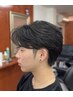  【学割U24】カットパーマ￥9,000 [men's/眉毛/フェード/学割U24]