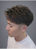 ツーブロックショート