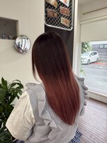 アロハナ 津店(ALOHANA)&nbsp;パツッとしないとグラデーション/ピンクベージュ/ぼかし馴染ませ