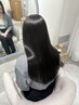 【眞弓指名限定】縮毛矯正+透明感カラー+カット+SECRET TR