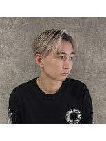 キャパ セントラル 天神 大名店(CAPA central) ハイトーン センターパート マッシュ 10代 20代