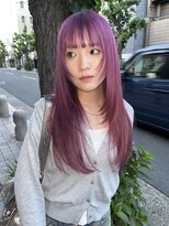 ジェスター(JESTER)&nbsp;〈atsuno〉シャギーレイヤーとラベンダーピンク