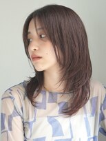 インセプション 銀座(INCEPTION)&nbsp;ミディアムレイヤー/前髪なし/顔まわりレイヤー/20代/30代