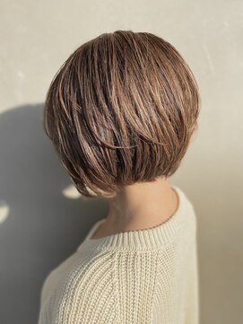 アネラヘアー(Anela hair) 大人可愛い丸みショートボブ