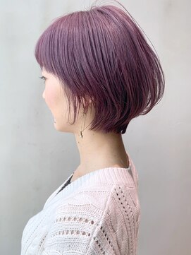 アイティー バイ アルバム 浦和店(IT by ALBUM) ラベンダーショート_イヤリングカラーくびれミディ_ba319861