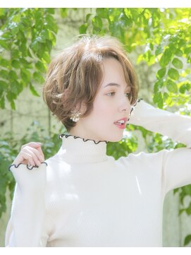 ロンドプロフィール 浦和(Lond profil) 浦和ショートヘアショートカット韓国白髪ぼかし白髪染めボブ