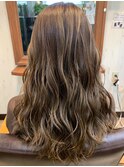 パーマ/ハイライト/デザインカラー/ヘアカット/大人かわいい