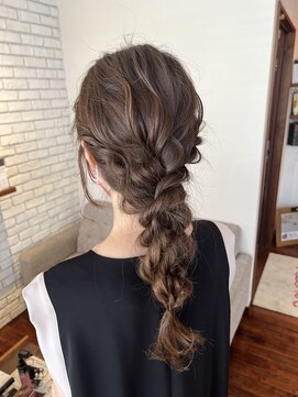 ペコリ ヘアールーム(PecoRi HAIR ROOM) お呼ばれヘア♪編みおろし