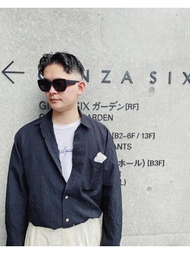 マージュ ギンザ(marju GINZA) スキンフェードにクシャッとニュアンスパーマ