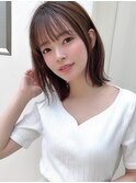 ナチュラルボブ　大人可愛い　ヘルシースタイル