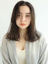 アンドレイ 表参道(andrey)&nbsp;[ANDREY]グレーベージュ/レイヤーロング/前髪パーマ黒髪カタログ