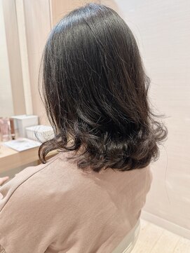 コーエン(cowen) くびれミディアムボブルフ☆デジタルパーマ♪中野高円寺阿佐ヶ谷