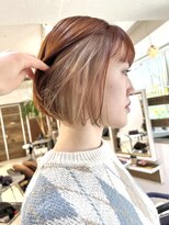 センスヘア(SENSE Hair) bob×orange brown×beige