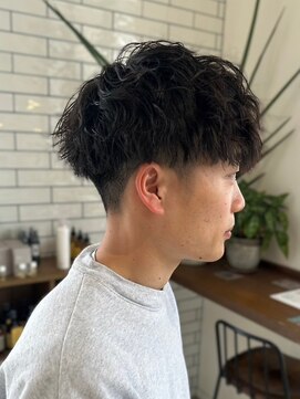 ファルファラ(farfara) 【farfara】メンズ/スパイラルパーマ（問屋町テラス）平松　伸一