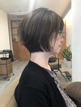 パーク(PARK) デザインカラー×ショートボブ