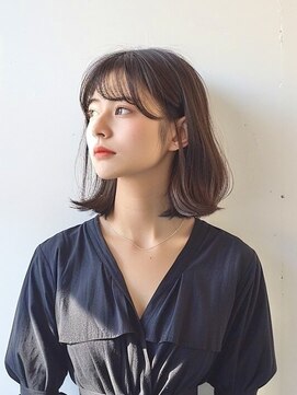 エミイ 鎌倉(eMii.) 髪質改善ネビージュ艶感ボブ20代30代40代