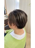 白髪ぼかしハイライト