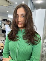 キング 高槻(K!ng) 縮毛矯正髪質改善ハイライトレイヤーカット枚方美容室エクステ