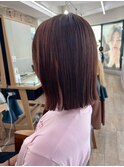 結べるタッセルボブ×似合わせカット[ボブ/縮毛矯正/丸型卵型】