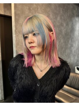 ヌル 表参道本店(Null) セクションカラー/デザインカラー/ブリーチカラー/表参道/原宿