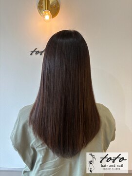 トトヘアーアンドネイル(toto hair and nail) 人気NO.1【髪質改善カラーコース】カット・メテオカラー・TR