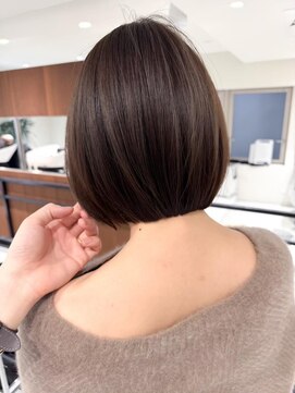 ゴカン バイ ジル ブラン 名古屋(Gokan by JIL BLAN) ハイライトバレイヤージュダブルカラーショートカット30代40代