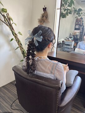 ヘアメイク エイト キリシマ(hair make No.8 kirishima) ポニーアレンジ/オケージョンヘア