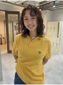 curlyなpermで海外風なスタイル@村中仁人