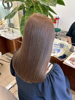 ヘアーアンドエステ ハラダ 滝ノ水店(Hair&Esthe Harada)&nbsp;透明感カラー/ブラウン/ストレート