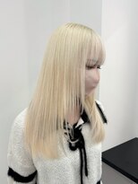 エゴ 池袋(EGO)&nbsp;ホワイトブロンド/抜きっぱなし/ハリウッドトリートメント