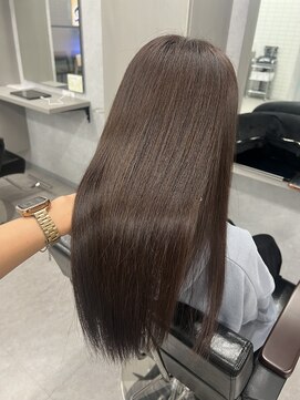 ネウィ 所沢(newi) イノアカラーで艶髪ブラウンカラー