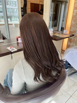 ルページ 千葉(lpage) 髪質改善/顔周りレイヤーカット/グレージュ[千葉/千葉駅]