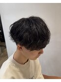ゆるめシャドウパーマ