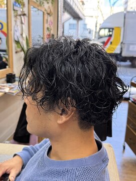 濡れ感×シャドウパーマ