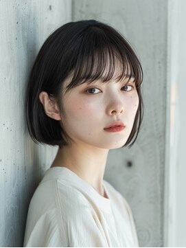 フィット ヒュー 千葉(fit hue) 似合わせカット/大人ガーリー/ダークアッシュ【千葉/千葉駅】