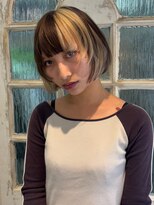 フォークロア 本店(Folk Lore)&nbsp;ブラウン×ブロンド三毛猫カラー