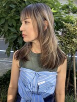 bell -emi-&nbsp;ハイライトグラデーション/コントラスト/ミルクティー