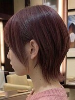 サンクドゥサエラ&nbsp;ウルフカットブリーチなしピンクカラー