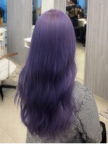 エル オオサカ 心斎橋店(L. OSAKA) ブリーチ/ダブルカラー/ダークパープル/ハイトーン/ロング