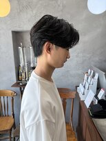 ロンドソル 四日市(Lond Sol)&nbsp;【萩原】センターパート/ニュアンスパーマ/メンズパーマ/メンズ