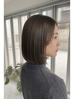 ホロル(horol)&nbsp;ぷつっとラインの艶ストレートボブ