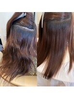 ミルカラクジュ(milkarucge)&nbsp;美髪矯正｜内側のうねりもすっきりストレート