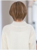 【VIALA 自由が丘】ショートボブ×耳かけ