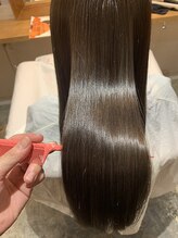 インカラミのベース作り☆（液状のトリートメントを使用）