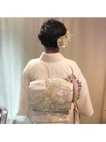 アイルビーヘア(I'll b hair)&nbsp;【下北沢＊I'll b hair＊】お宮参りの素敵な訪問着ヘアメイク