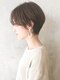 アルバム 新宿(ALBUM SHINJUKU)の写真/【カット￥3400~】骨格補正カットで小顔に！ごまかしが利かないショートだからこそ卓越した技術が光る☆