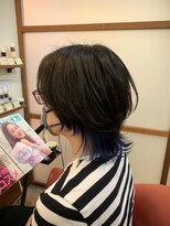 ムードコア 関内店(mu;d Coa) インナーカラーマッシュウルフ