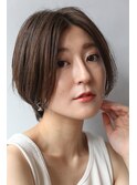 [Garland/銀座]☆似合わせカットエアリー透け感ショート☆ 